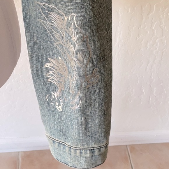 Hydraulic Crop Denim Jacket - Size M - Picture 2 of 6